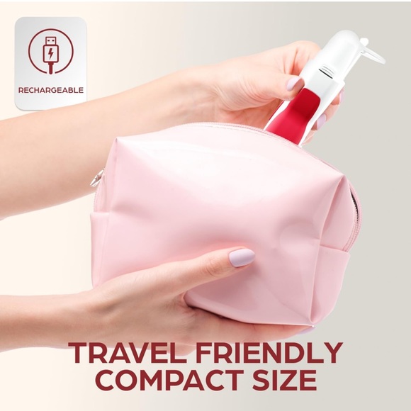 Epilady Rechargeable Epilator in Red and White - Picture 6 of 6